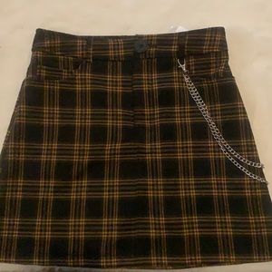 Plaid skirt